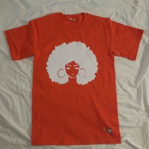 Orange black girl magic tshirt